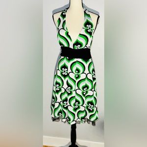 Vintage 90’s Groovy, Funky, Retro Halter Top Mini Dress!